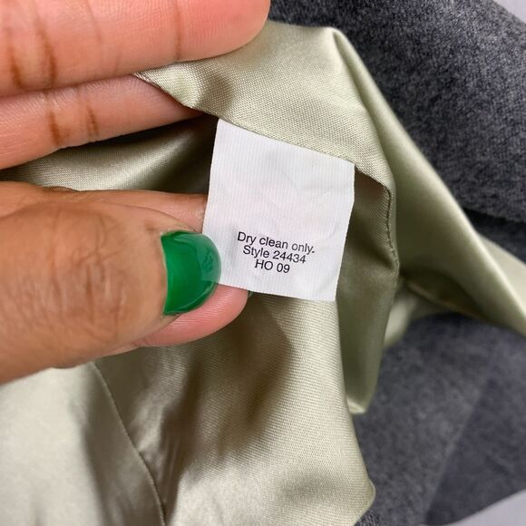 J.Crew 100% Wool Gray Blazer Size 4 Gold Buttons Classiccore Workwear Jacket - Picture 8 of 9